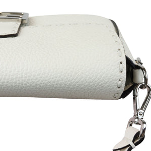 Selleria Baguette Shoulder Calfskin leather White SHW