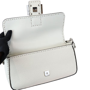 Selleria Baguette Shoulder Calfskin leather White SHW