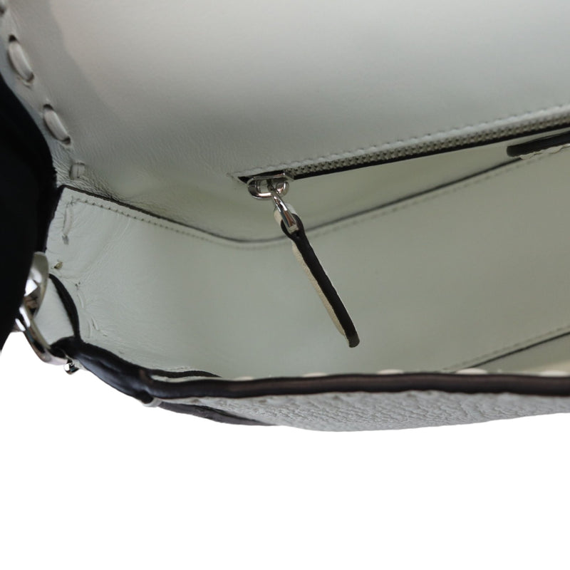 Selleria Baguette Shoulder Calfskin leather White SHW