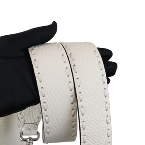Selleria Baguette Shoulder Calfskin leather White SHW
