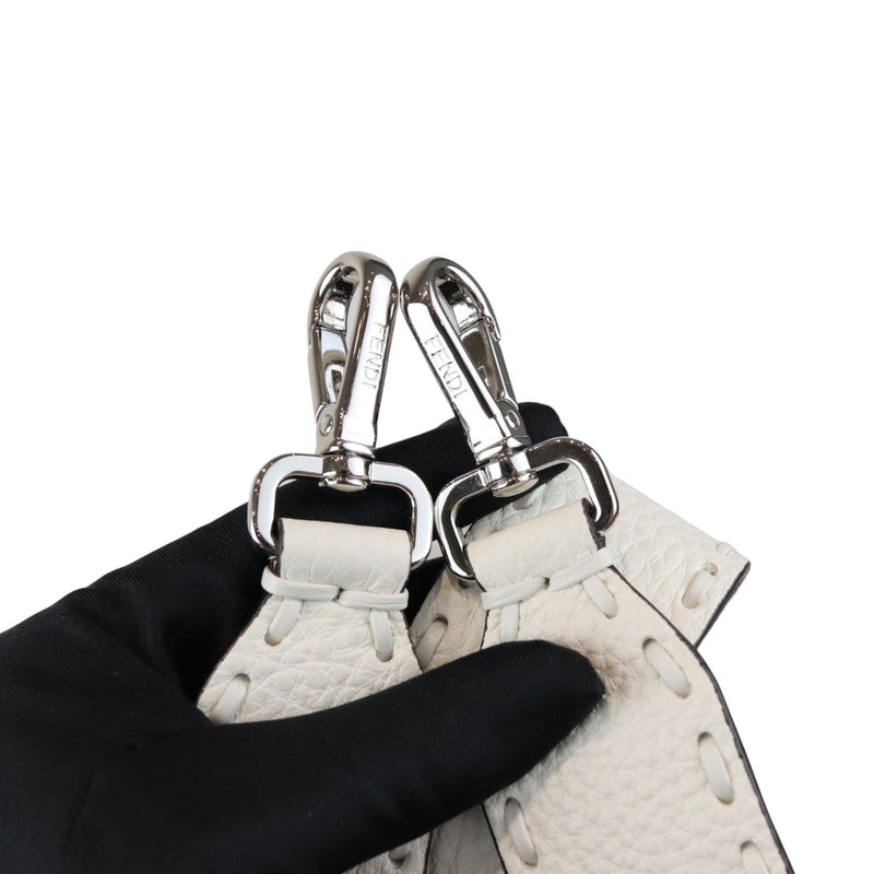 Selleria Baguette Shoulder Calfskin leather White SHW