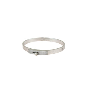 Kelly Pave Bracelet SH 18k White Gold Diamond Size Small