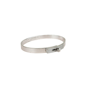 Kelly Pave Bracelet SH 18k White Gold Diamond Size Small