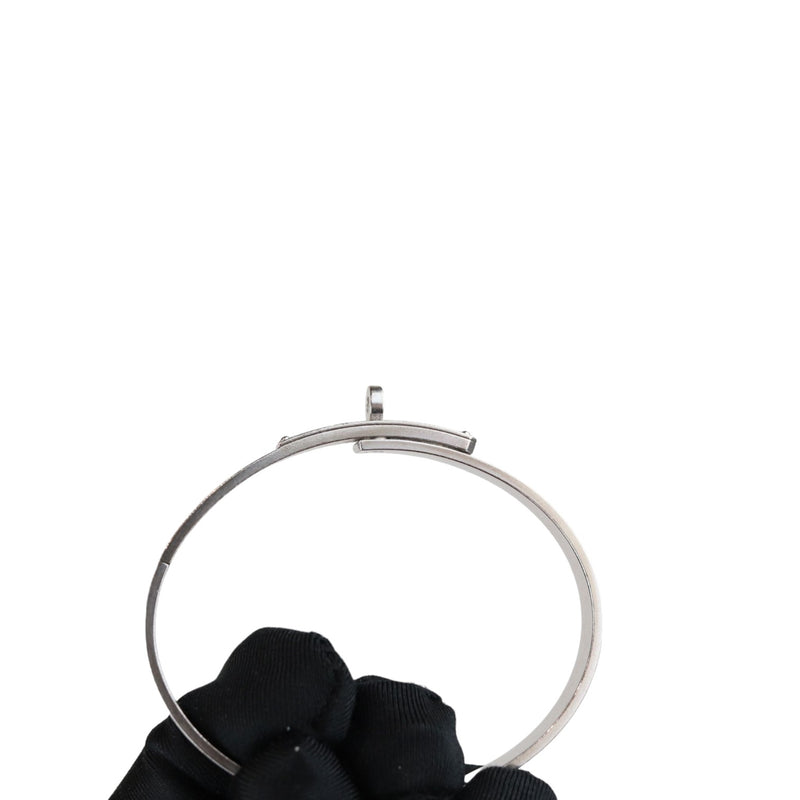 Kelly Pave Bracelet SH 18k White Gold Diamond Size Small