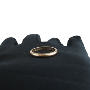 1895 Wedding Band Ring 18K Yellow Gold Diamond Size 47