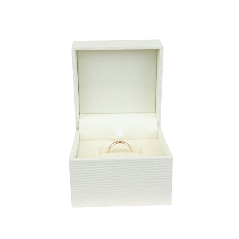 1895 Wedding Band Ring 18K Yellow Gold Diamond Size 47