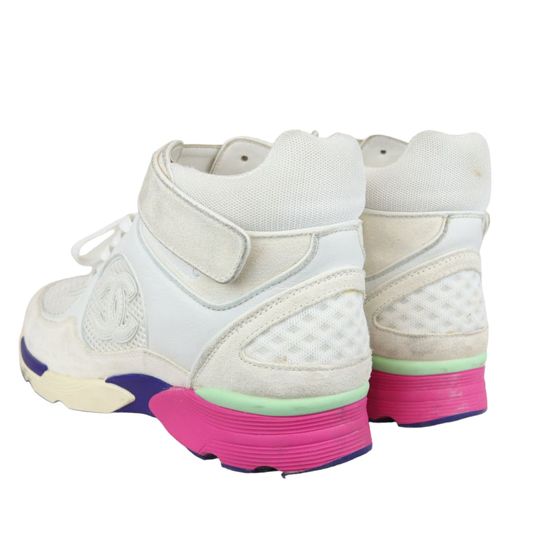 CC Sneakers Suede and Leather Multicolor Size 37.5