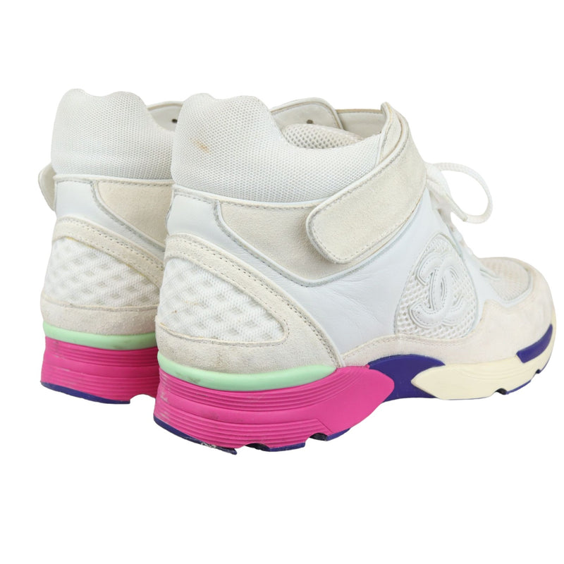 CC Sneakers Suede and Leather Multicolor Size 37.5