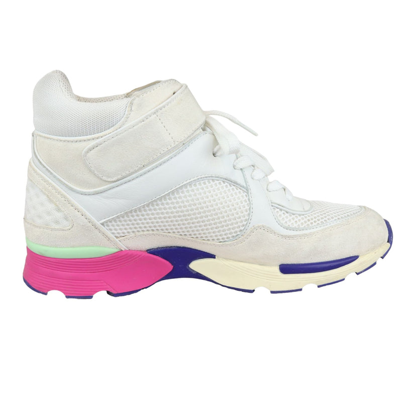 CC Sneakers Suede and Leather Multicolor Size 37.5