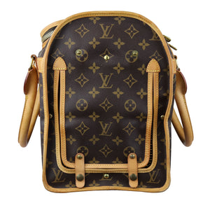 Sac Chien 40 Pet Carrier Monogram Brown GHW
