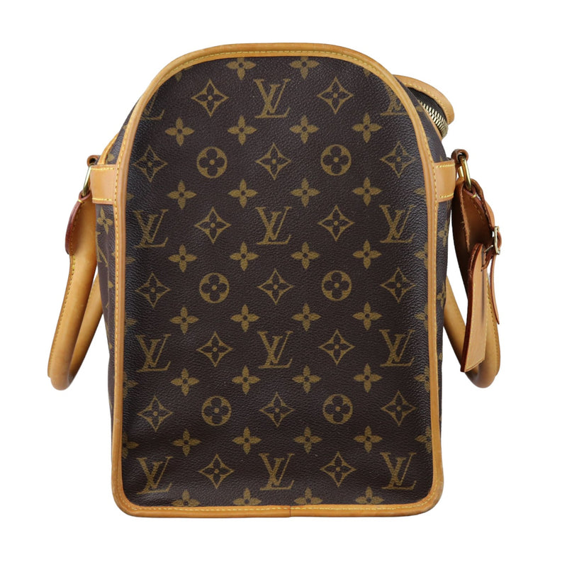 Sac Chien 40 Pet Carrier Monogram Brown GHW