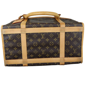 Sac Chien 40 Pet Carrier Monogram Brown GHW