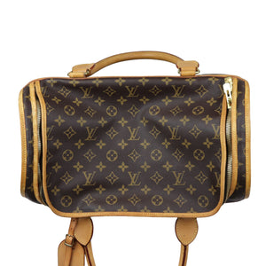 Sac Chien 40 Pet Carrier Monogram Brown GHW