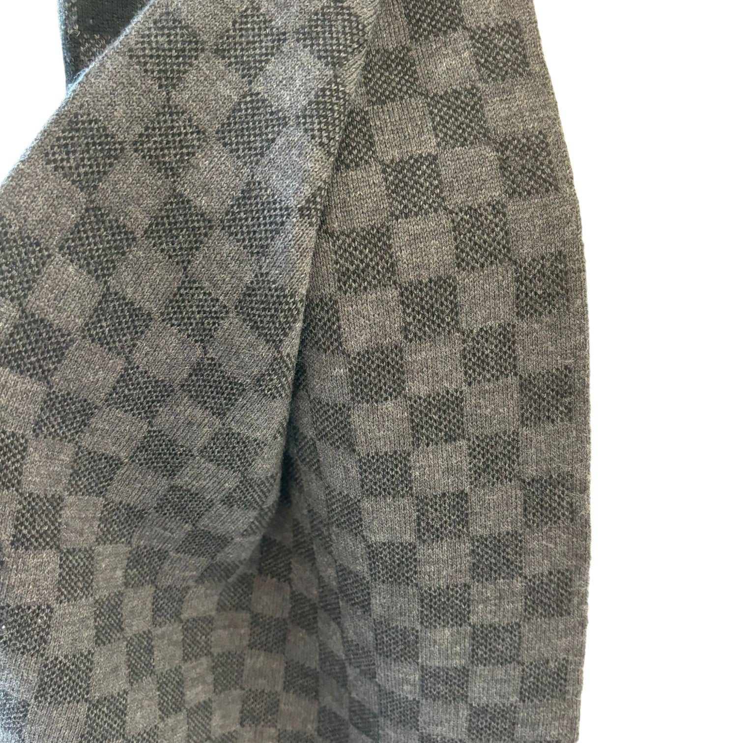 Louis Vuitton Graphite Scarf Wool Damier Black – Bag Religion