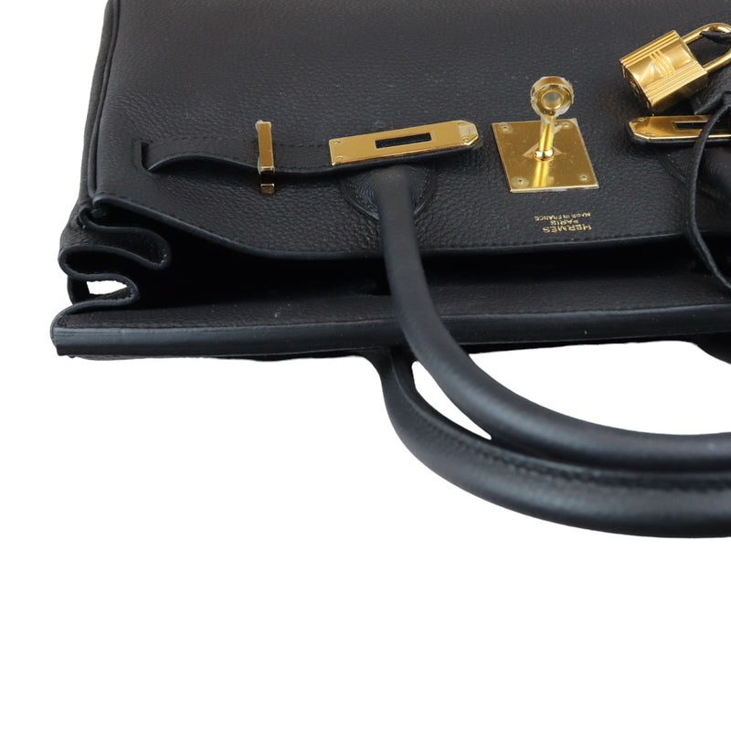 Black Birkin 30 with GHW | Black Birkin Handbag GHW | Bag Religion