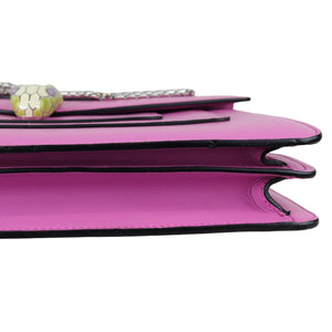 Serpenti Forever Shoulder Calfskin Pink SHW