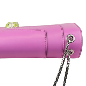 Serpenti Forever Shoulder Calfskin Pink SHW