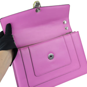 Serpenti Forever Shoulder Calfskin Pink SHW