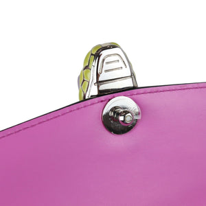 Serpenti Forever Shoulder Calfskin Pink SHW