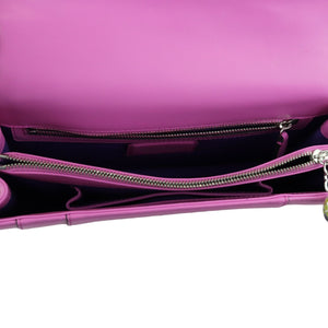 Serpenti Forever Shoulder Calfskin Pink SHW