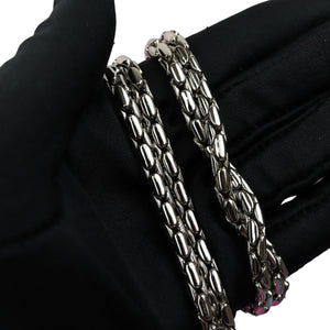 Serpenti Forever Shoulder Calfskin Pink SHW