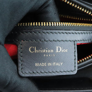 Lambskin Cannage Medium Lady Dior Black GHW