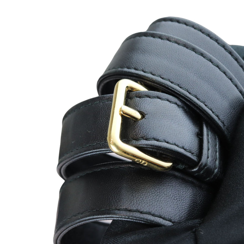 Lambskin Cannage Medium Lady Dior Black GHW
