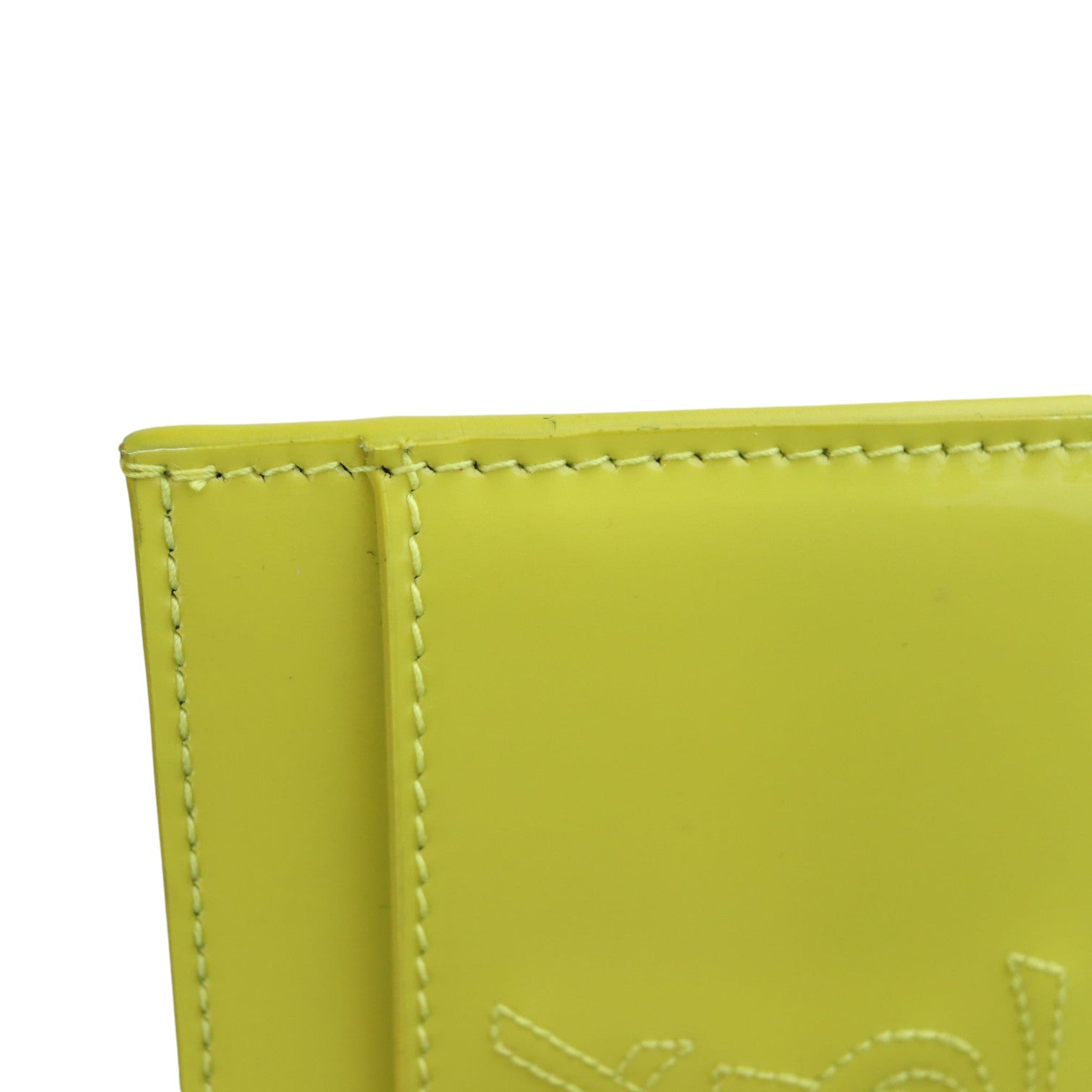 YSL イエローレザー名刺入れ Saint Laurent Belle De Jour Card Case Patent Yellow – Bag
