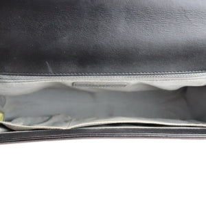 New Medium Boy Flap Calfskin Quilted Black RHW