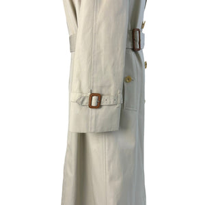 Trench Coat Cotton Beige Size 38
