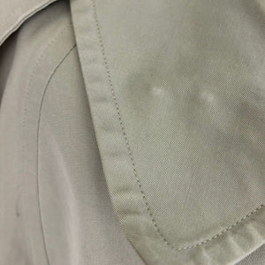 Trench Coat Cotton Beige Size Medium
