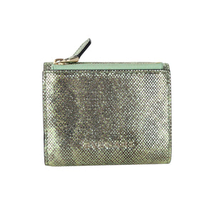 Serpenti Forever Compact Wallet Karung Calfskin Green