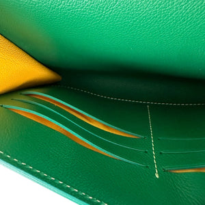 Chypre Pouch Goyardine Canvas Green PHW