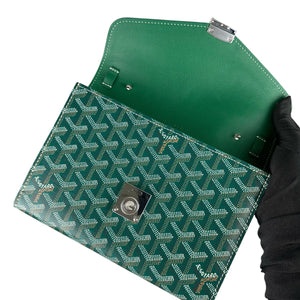Chypre Pouch Goyardine Canvas Green PHW