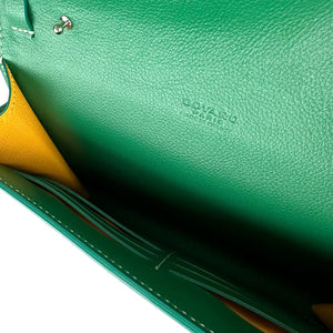 Chypre Pouch Goyardine Canvas Green PHW