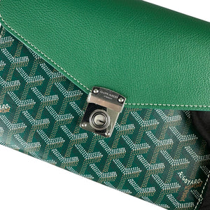 Chypre Pouch Goyardine Canvas Green PHW