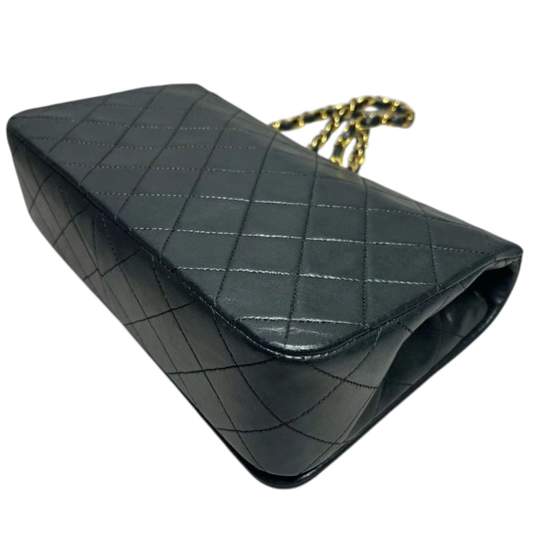 Vintage Full Flap Chain Shoulder Lambskin Black GHW