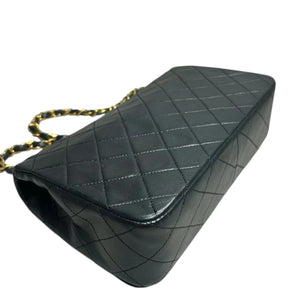 Vintage Full Flap Chain Shoulder Lambskin Black GHW