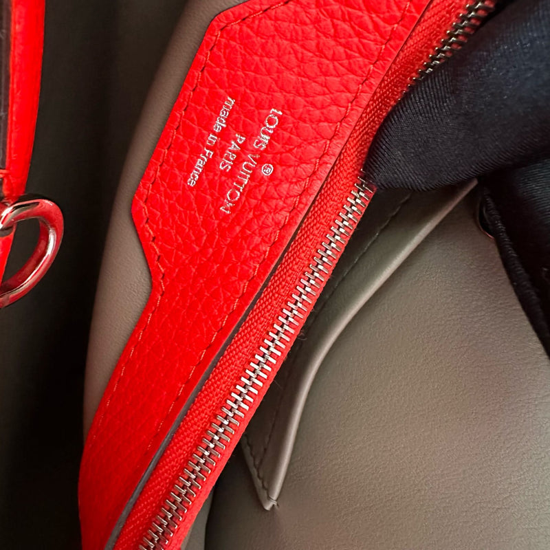 Capucines MM Taurillon Calfskin Red SHW