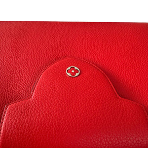 Capucines MM Taurillon Calfskin Red SHW
