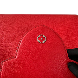 Capucines MM Taurillon Calfskin Red SHW