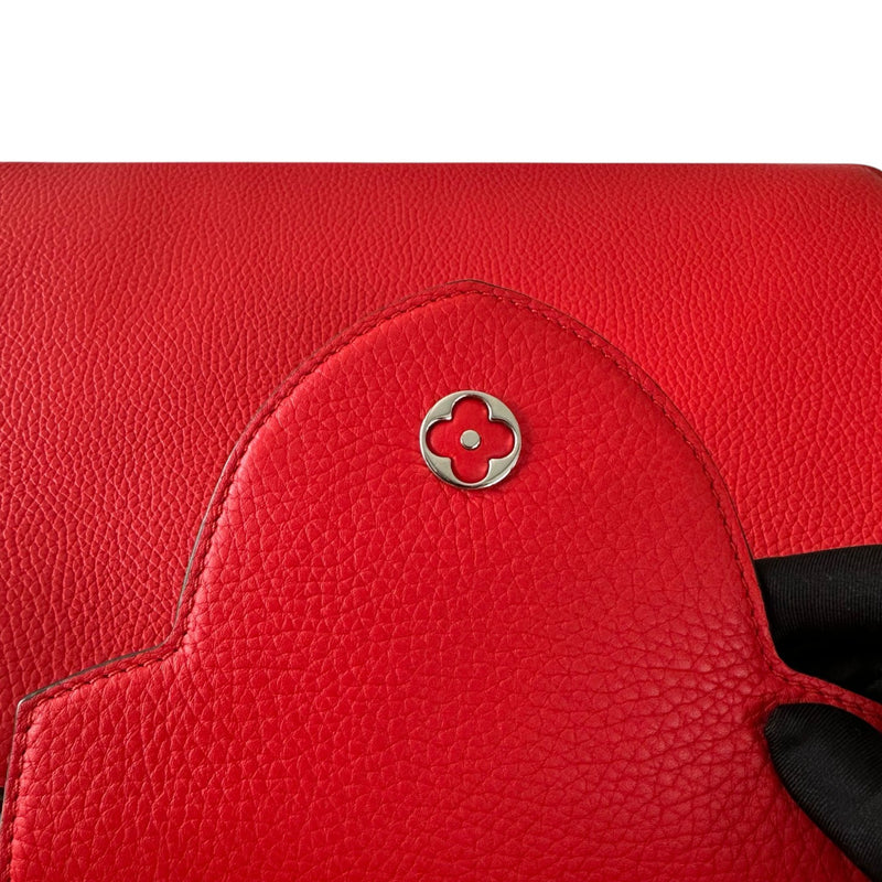 Capucines MM Taurillon Calfskin Red SHW
