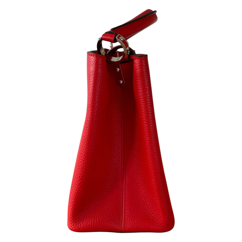 Capucines MM Taurillon Calfskin Red SHW