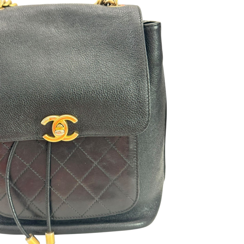 Business Affinity Backpack Caviar Quilted Black GHW