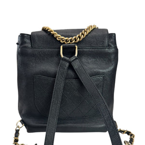 Business Affinity Backpack Caviar Quilted Black GHW