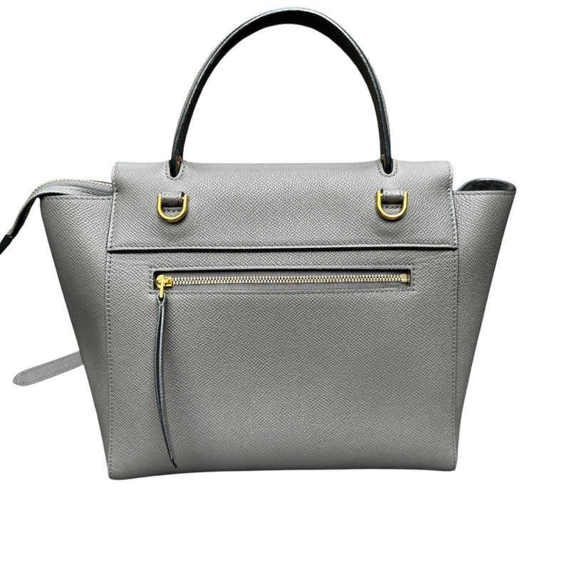 Micro Belt Grained Calfskin Grey GHW