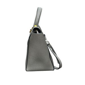 Micro Belt Grained Calfskin Grey GHW