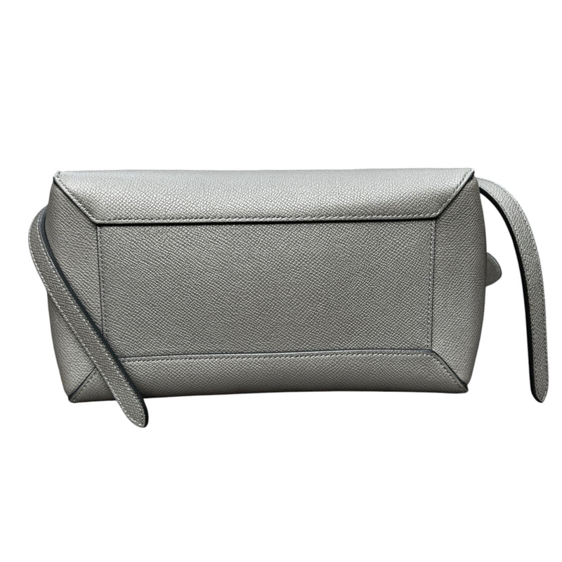 Micro Belt Grained Calfskin Grey GHW