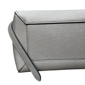 Micro Belt Grained Calfskin Grey GHW