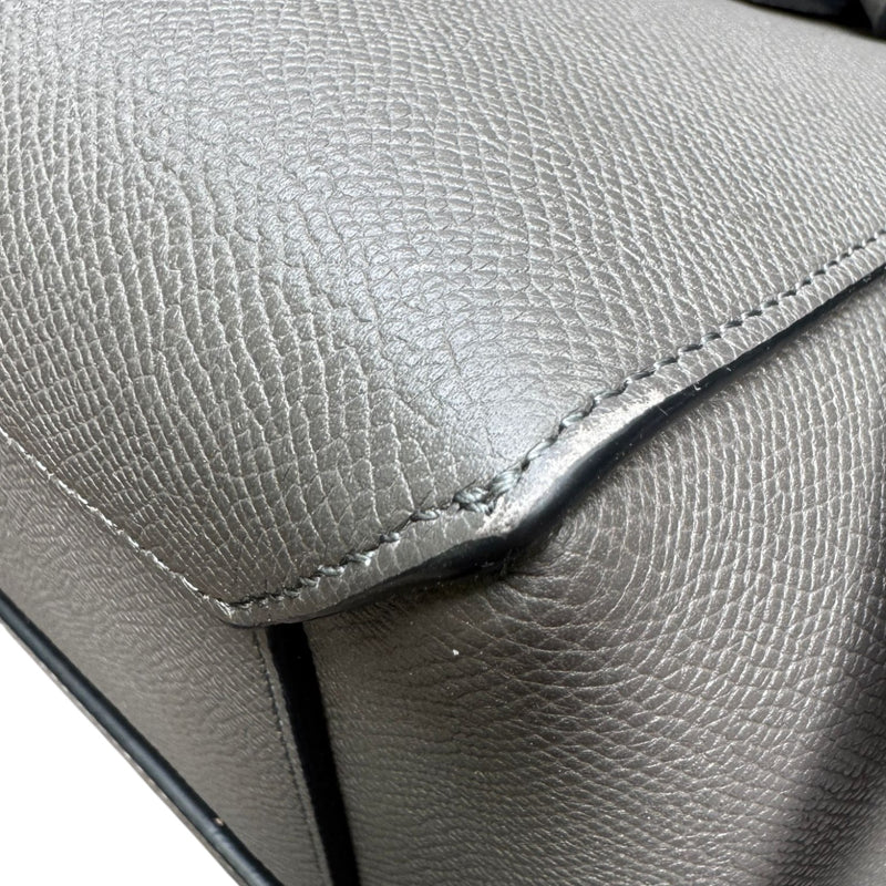 Micro Belt Grained Calfskin Grey GHW